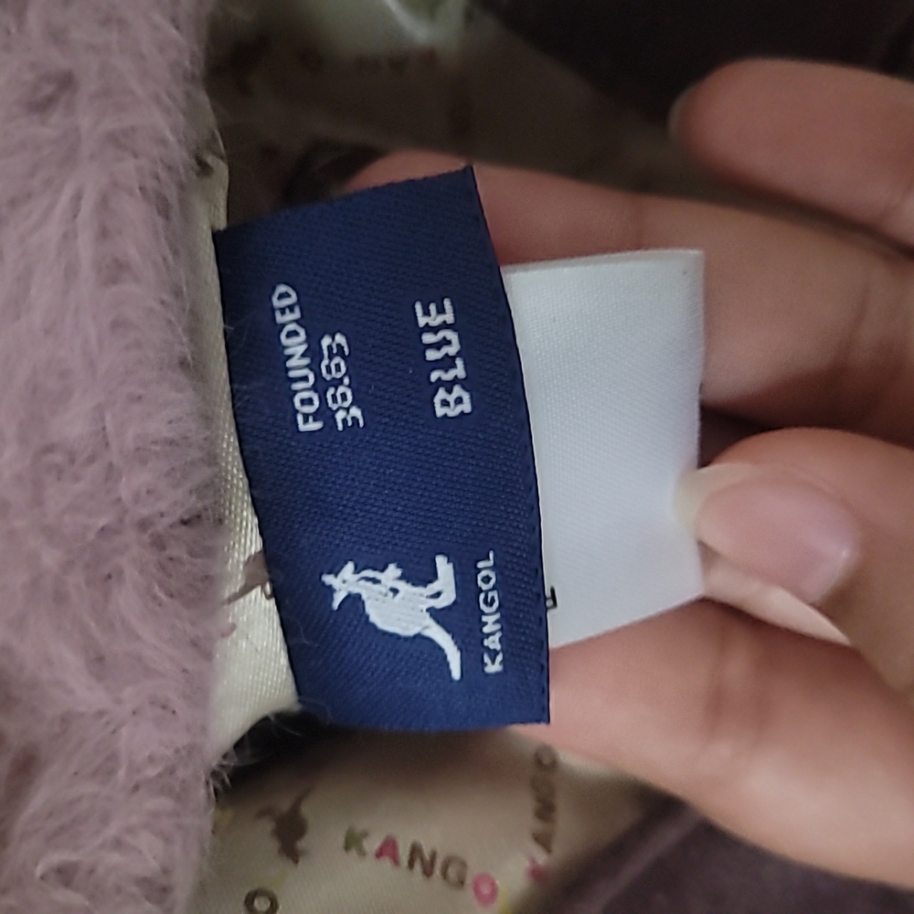 Kangol Blue and Cream Hat